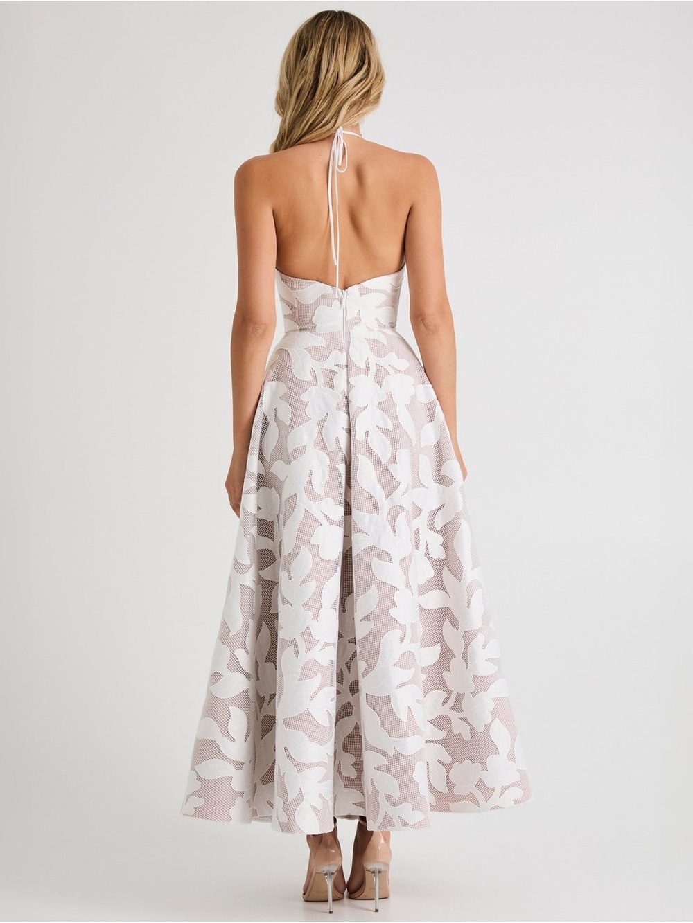 Helsi Alexandria Halter Fit & Flare Maxi Dress - Picture 3 of 7
